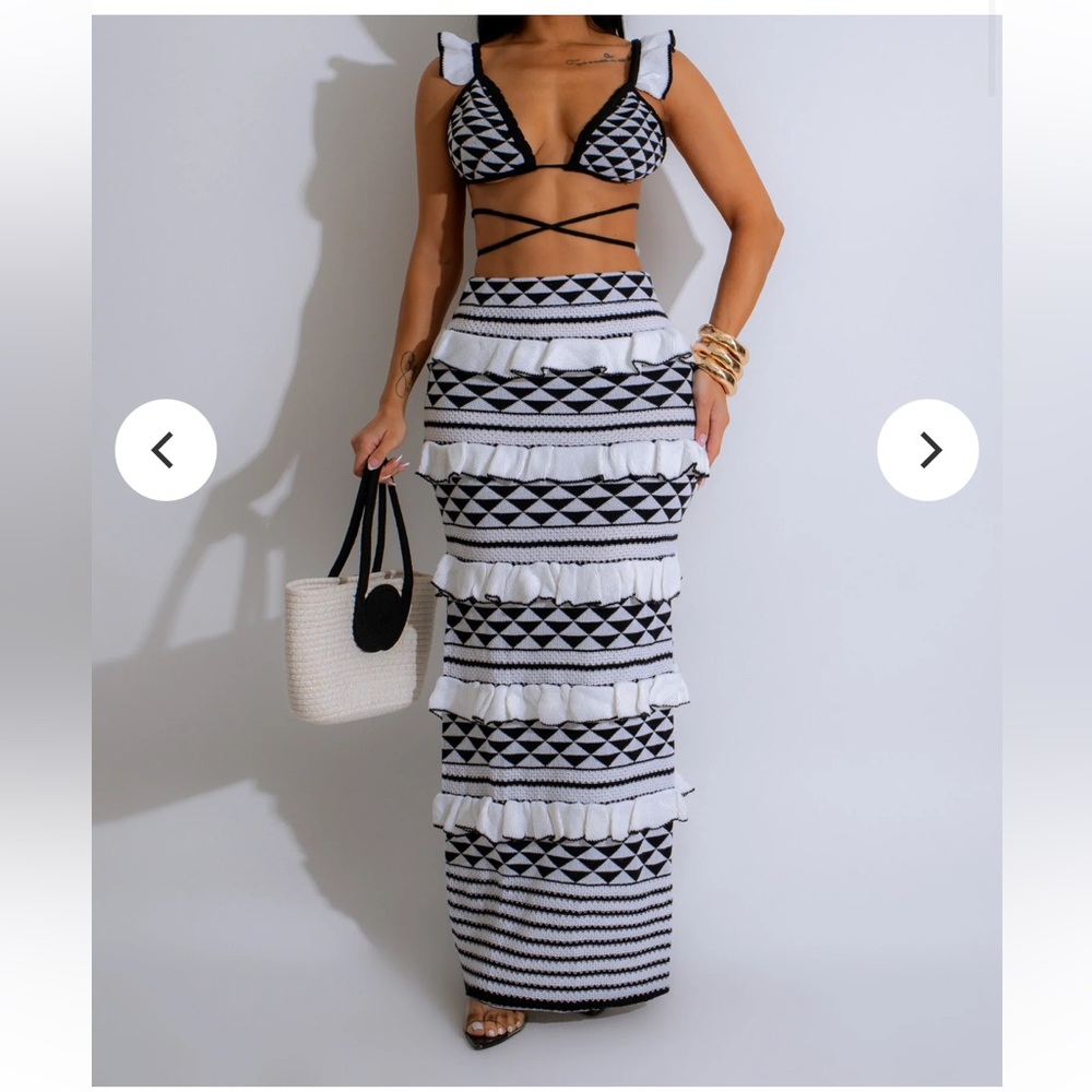 Mykonos Skirt Set
